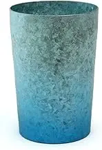 HORIE T09KM270GB Titanium Double Wall Tumbler, Kiln Making, Light, 9.1 fl oz (270 cc), Nakamiya Tiger Bear Shoten Custom Gradient Blue