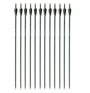31" Fiberglass Arrows Practice & Hunting Arrowheads for Recurve Compound Bow