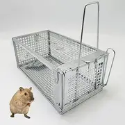 Rat Trap,Chipmunk Trap,Mouse Traps Work for Indoor and Outdoor,Humane Rat Trap,Humane Mouse Traps,Animal Trap Cage,Animal Trap