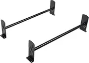 Roof Ladder Rack 2/3 Bars Alloy Steel Roof Racks 500/750 LBS Capacity Rain-Gutter Roof Rack Van Ladder Rack Compatible for Savana(2 pcs)