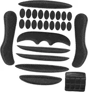 BESPORTBLE Safety Helmet Inner Pads Cycling Helmet Padding 9 Pads and 18 Sticks for Bike Helmets