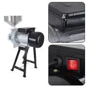 Electric Dry & Wet Grain Mill Grinder 1500W Corn Wheat Cereal With Funnel 110V