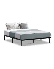 [Artiss] Ted Queen Size Metal Bed Frame in Black