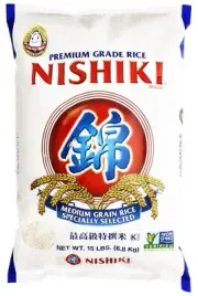 Nishiki Premium Rice, Medium Grain,15 Pound (Pack of 1) 15