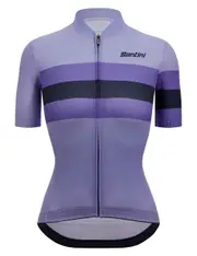 Santini Eco Sleek Bengal Women's Jersey - Purple Size XL