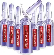 L'Oreal Paris Revitalift Derm Intensives Hyaluronic Acid Serum Ampoules 7 Day Boost Pure Hyaluronic Acid Anti-Aging Ampoules to visibly replump skin in 7 days, 7 Ampoules, 0.28 fl. oz.