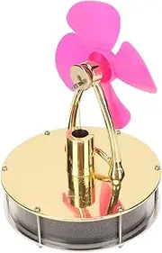 Stirling Engine Motor Model, Stirling Engine Model Kit Purple Simple Operation Low Noise, DIY Heat Education Model Motor Model Stirling Scientific Physical Model for Kids Adults Learning