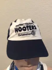 HOOTERS Makes You Happy Black & White Ball Cap Hat