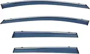 QVQOCUKS Window Rain Guards Vent Shades Compatible for Jade 2013-2022 Window Trim Chrome Windows Visor Car Accessories Rain Giards