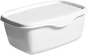 ULTECHNOVO Wet Tissue Storage Case Sealed Organizer Container for Wipes Dustproof Design Portable Tissue Holder for Home and Office Use Thickened White Storage Box
