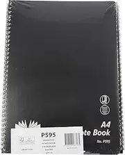 Spirax P595 A4 Notebook with Black PP Cover (120 Pages)