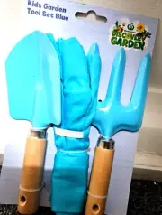 Discovery Garden Kids Gardening Set Blue BNIP