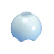 Glass Shade with Frilled Edge in White Superlux Lighting - Q100