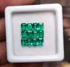 Natural Emerald Octagon Cut Lot 2.35 Carat 3x4 mm Transparent Loose Emerald Lot