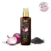 WOW Skin Science Onion Black Seed Hair Oil With Comb Applicator -100 ML