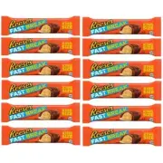 909066 12 x 99g BAR REESES FASTBREAK MILK CHOC PEANUT BUTTER & NOUGAT KING SIZE
