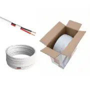 500ft Alarm Security Cable 18/2 Gauge Stranded Unshielded CCA Burglar Alarm Wire
