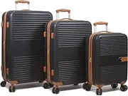 [World Traveler] Garland Hardside 3-Piece Spinner Luggage Set with USB Port