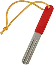 SEWOART Fishing Hook Sharpener Tool Double Side Diamond Sharpener with Sharpening Stone Lanyard Loop