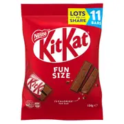 11 Pack Nestle KitKat Fun Size Share Pack 154g
