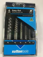 Easy Out Screw Extractor Set Suttons 6 Pce