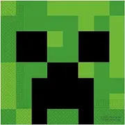 Minecraft Party 20 Napkins