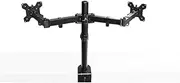 Dual LCD Monitor Desk Mount Stand Adjustable Fits 2 Screens Up to 27"