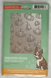 NEW - Simon Says Stamp PUMPKIN PATCH Embossing Folder, Retired