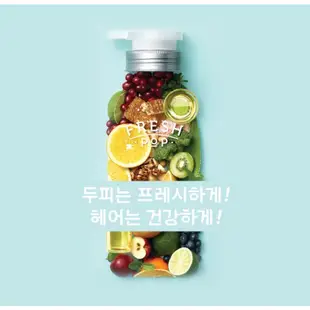 [FRESH POP] Fresh Mandarine & Yuzu shampoo 500ml/Green Herb
