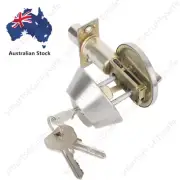 Stainless Steel Single Cylinder Dead Bolt DeadBolt Door Lock with 3 Keys AU
