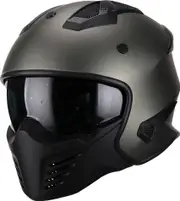 Vito Bruzano, modular helmet , color: Matt-Grey , size: M