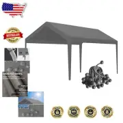 Durable 10x20 FT Canopy Replacement Cover with Ball Bungees - Outdoor Use