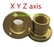 Bridgeport Milling Machine X Y Z Axis Screw Copper Brass Sleeve CNC Mill Tools