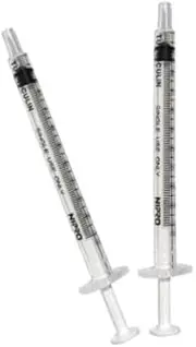 Syringes Slip Tip - 5mL - 10 Pack (Disposal Measuring Syringe)