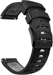 [ISOUDE] 20 22mm Smart Watchband For Garmin Venu SQ/Venu2 Plus Wriststraps Vivoactive 3 4/Forerunner 245 Watchband Bracelet Silicone Belt