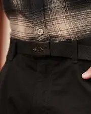 [Billabong] Billabong Men's Cog Web Belt in Stealth One Size Stealth