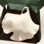 Mikasa China 24 karat Ivory Bone Candy Dish NWT NIB Shell 24K
