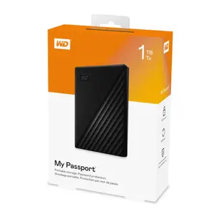 WD My Passport 1TB 2.5吋 行動硬碟 蝦皮直送