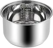 304 Stainless Steel Rice Cooker Inner Bowl, Compatible For Zojirushi NS-TSC10 (5.5 Cup) Multi-Purpose Rice Cooker Replacement Liner Parts