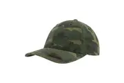 Flexfit Garment Washed Camo Baseball Cap (Pack of 2) (Green Camo) (L/XL)