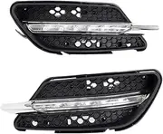 Car LED Fog Light DRL Daytime Running Lights Compatible For Benz W204 C-Class C300 AMG Sport 2007 2008 2009 2010 2011