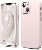 elago Liquid Silicone Case Compatible with iPhone 13 Mini Case (5.4"), Premium Silicone, Full Body Protection - 3 Layer Shockproof Phone Cover, Anti-Scratch Soft Microfiber Lining (Lovely Pink)