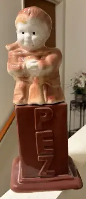 Vintage PEZ DAVY CROCKETT COOKIE JAR Crabby Onion
