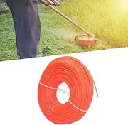 Trimmer Cord,Square Nylon Trimmer Line,for Various Home Garden Lawn Mowers and Trimmers,Professional Grade Cutting,Total Length 100M,Line Width 2.4Mm