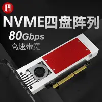 在飛比找Yahoo!奇摩拍賣優惠-佳翼X4X4 PCIE3.0X8X16轉M.2NVME固態硬