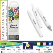 AC Sketch Markers Collection Dual Tip Chisel & Fine Point 3Pk Blenders 34009624