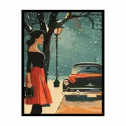 Waiting for Prince Framed Print Fine Art Poster Print