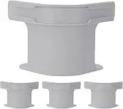 4-Piece Sheet Fasteners Bedspread Clips with Locking Strips Removable Sheets Secure and Tight Fitted Non-Slip Corner Clips 8.07x6.38x5.07 inches Gray