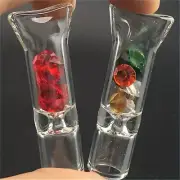 10pc Reusable Glass Filter Cigarette Holder Smoking Accessaries For Hand Rolling