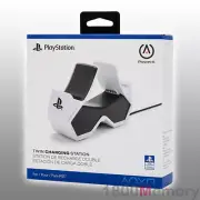 PowerA Dual Charging Station for Sony PlayStation PS5 DualSense Controller White